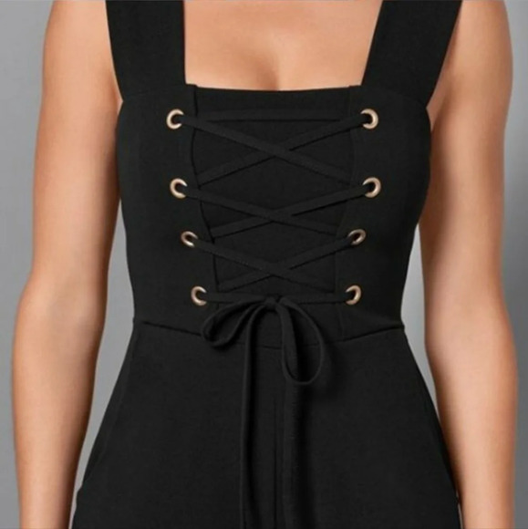 Venus NWOT Corset style culotte jumpsuit Size M - Picture 1 of 4